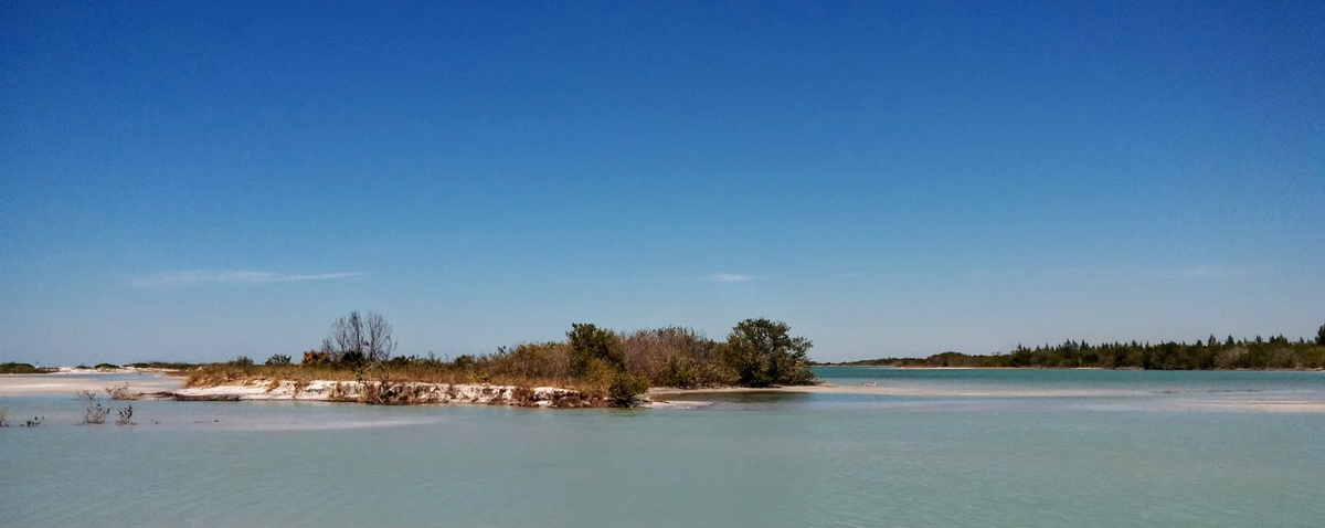 Lagoon on Cay Costa